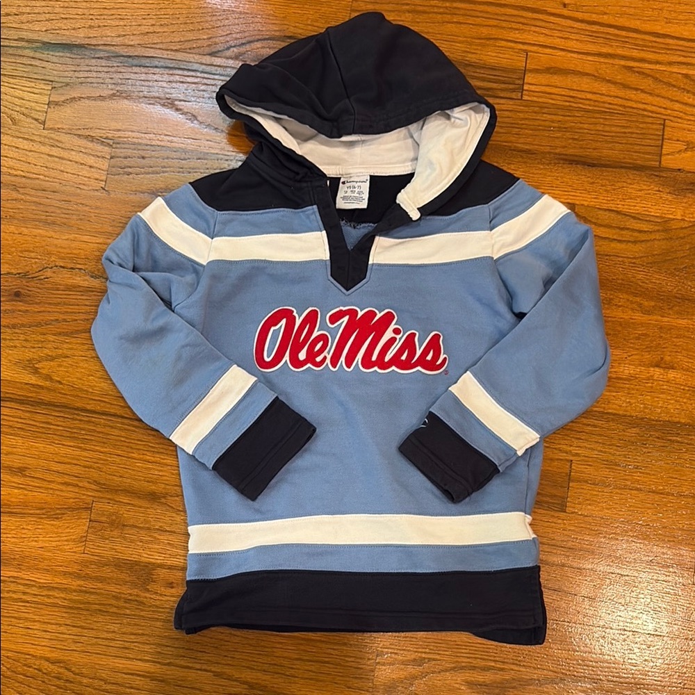 Ole Miss Blue and Black Pullover